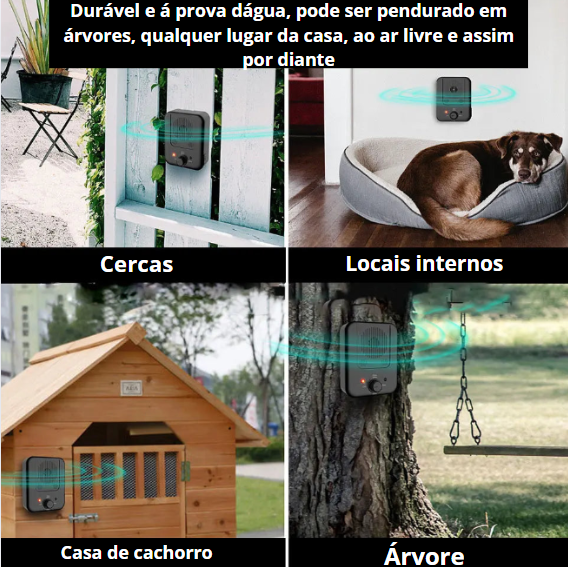 Anti Latido Dispositivo Ultrassônico - Interno/Externo