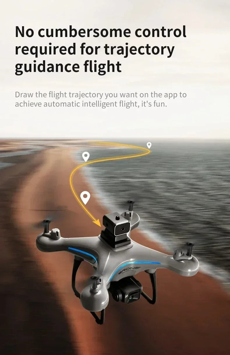 DRONE KY102, 4K ProfIssional HD, Dual Camera Aerial, Filme e fotografia 360, detector de Obstaculo