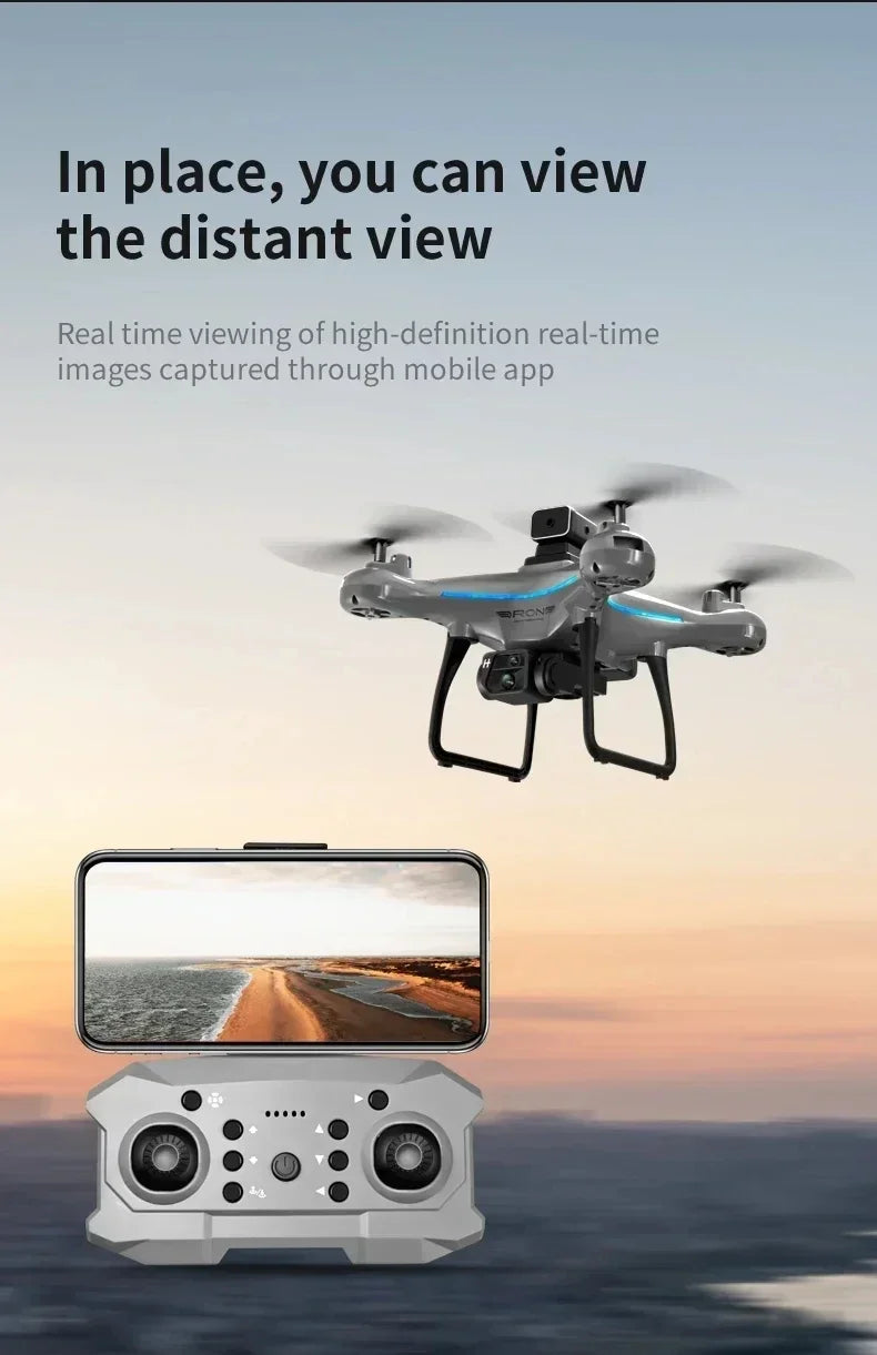 DRONE KY102, 4K ProfIssional HD, Dual Camera Aerial, Filme e fotografia 360, detector de Obstaculo