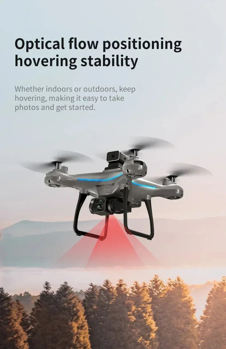 DRONE KY102, 4K ProfIssional HD, Dual Camera Aerial, Filme e fotografia 360, detector de Obstaculo